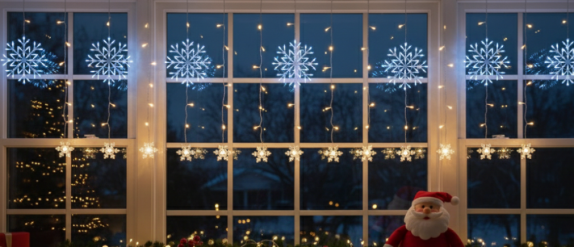 Christmas Décor LED Snowflake Lights